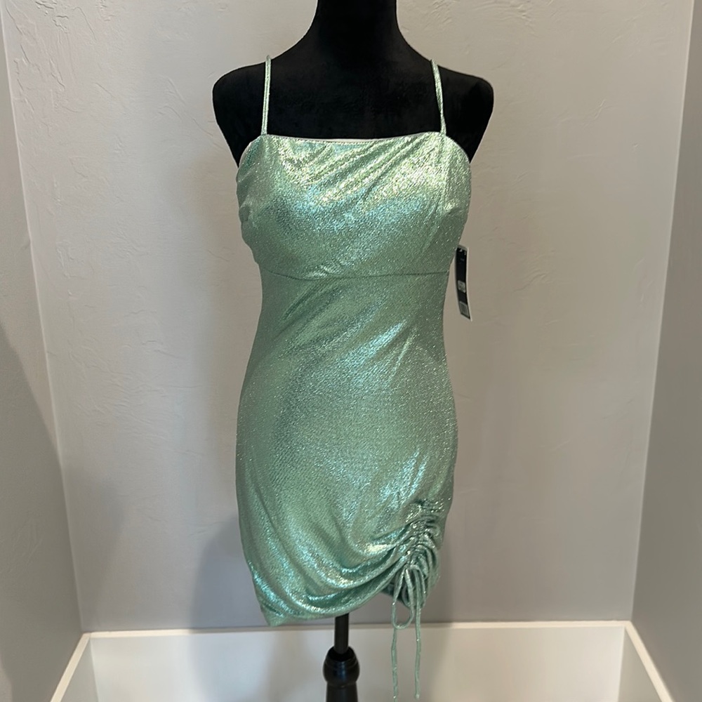 Juniors Size 9 sparkly green dress